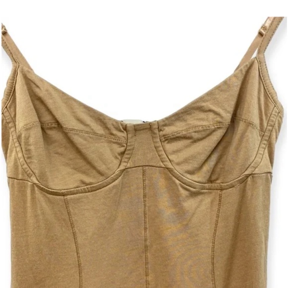 Aritizia Wilfred Tan camisoles with illusion bust cotton blend size xs - Picture 7 of 8